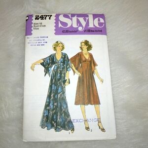 STYLE of Australia Misses Dress in 2 lengths w/back zip Bust 87cm/34in. EASY!